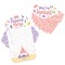 Big Dot of Happiness Pajama Slumber Party - Fill-In Cards - Girls Sleepover Birthday Party Fold and Send Invitations - Set of 8